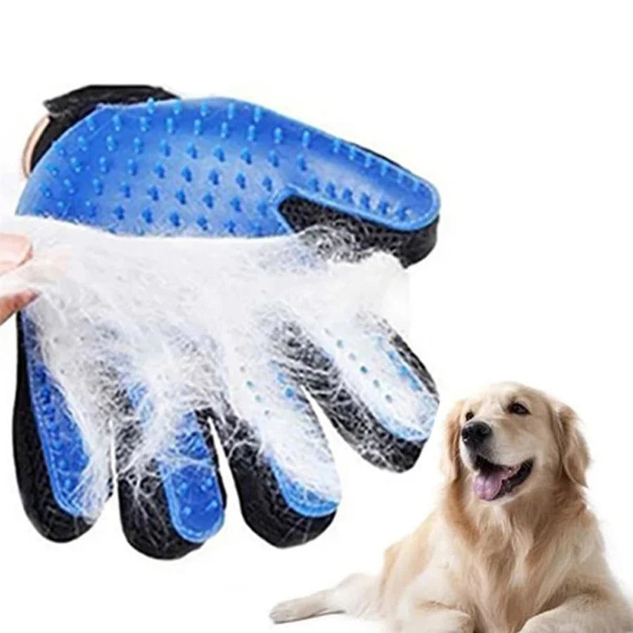 Pet Glove Cat Grooming Hair Deshedding Brush