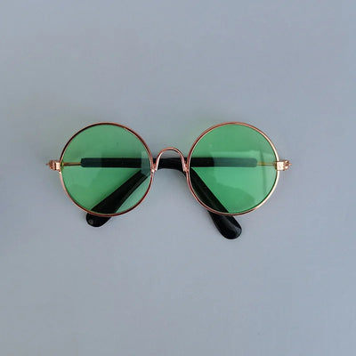 Lovely Vintage Round Cat Sunglasses wear