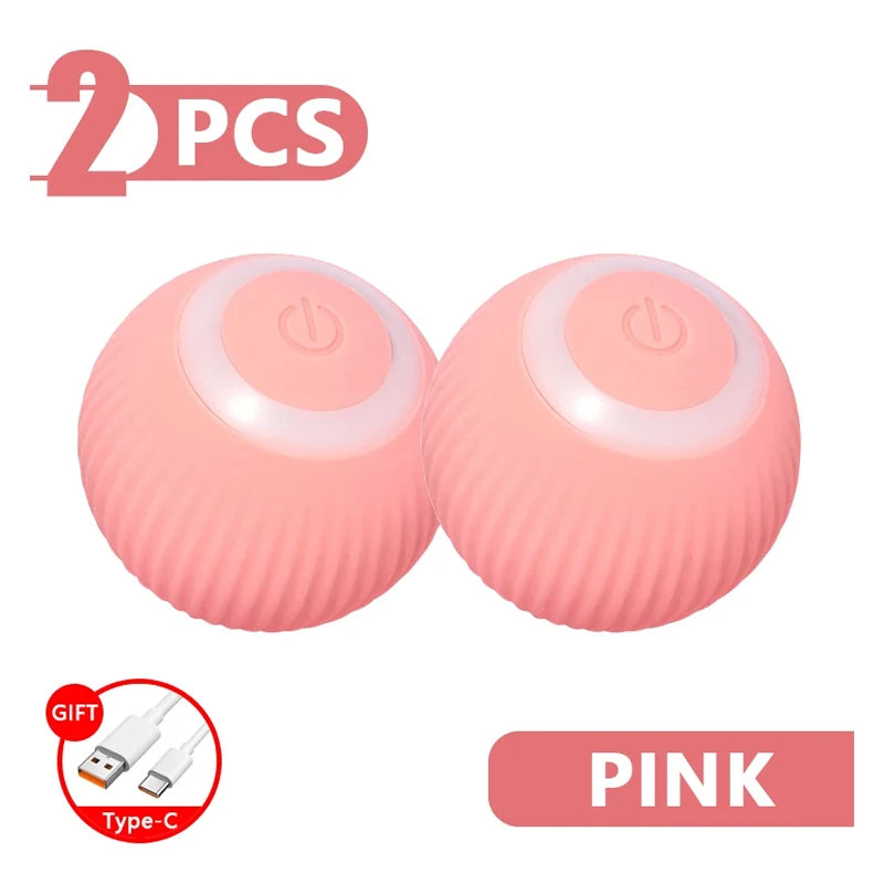 Pet Automatic Rolling Cat Toy Training Kitten