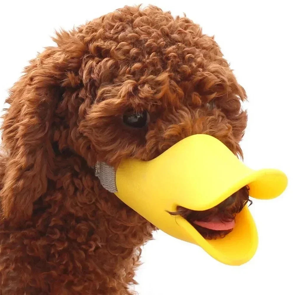 Dog Muzzle Silicone Duck Muzzle Mask for Pet