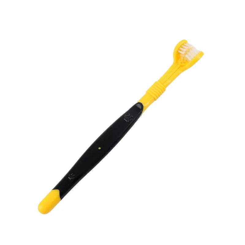 Sided Pet Toothbrush Dog Plastic Toothbrush