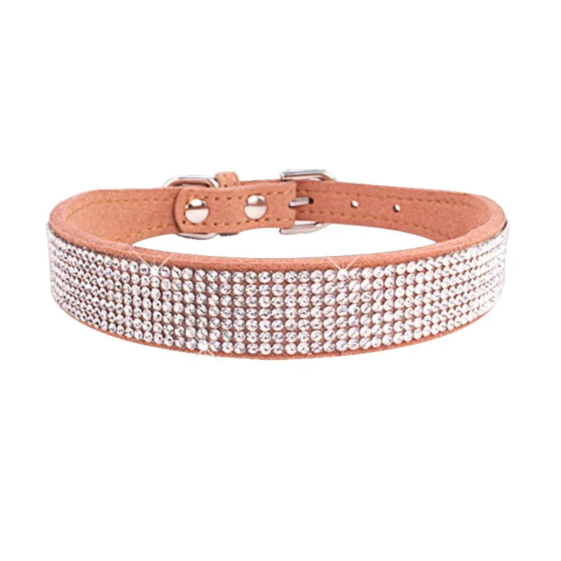 Dog Collar Crystal Glitter Rhinestone Pet