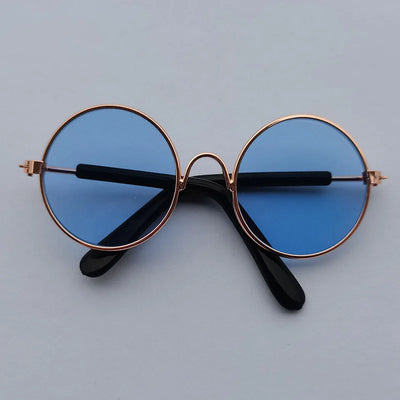 Lovely Vintage Round Cat Sunglasses wear