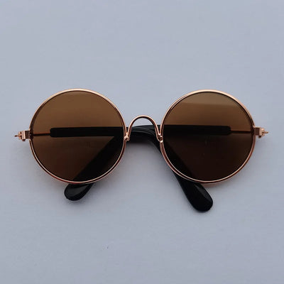 Lovely Vintage Round Cat Sunglasses wear