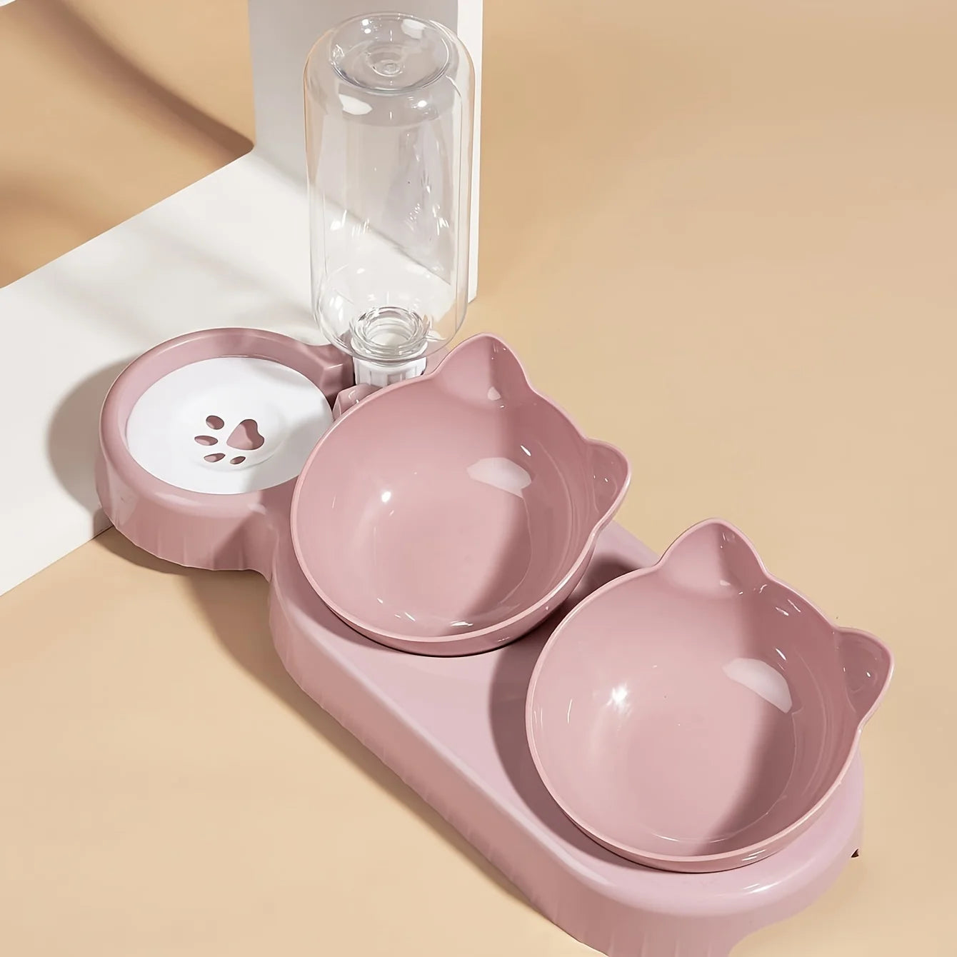 Pet Bowls With Water Feeder Ear Design