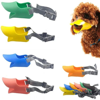 Dog Muzzle Silicone Duck Muzzle Mask for Pet