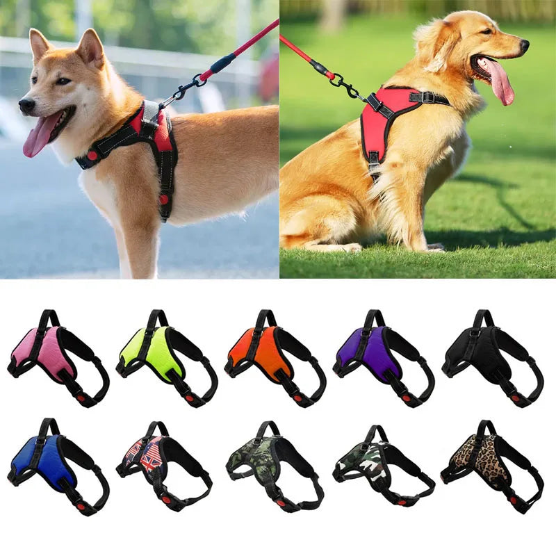 Pet Dogs Adjustable Harness Small and Large