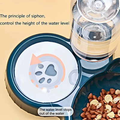 Pet Bowls With Water Feeder Ear Design