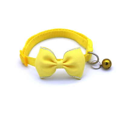 Pet Collars New Pet Bow Bell Collars Cute