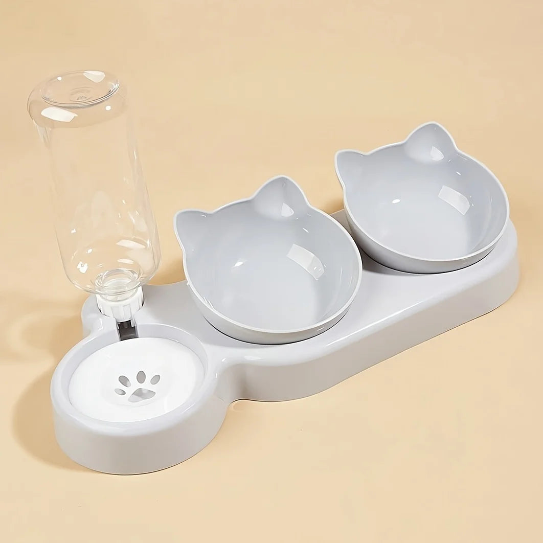 Pet Bowls With Water Feeder Ear Design