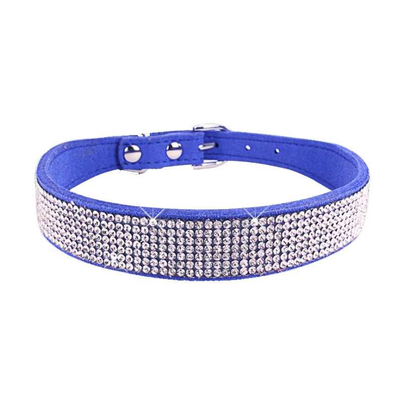 Dog Collar Crystal Glitter Rhinestone Pet