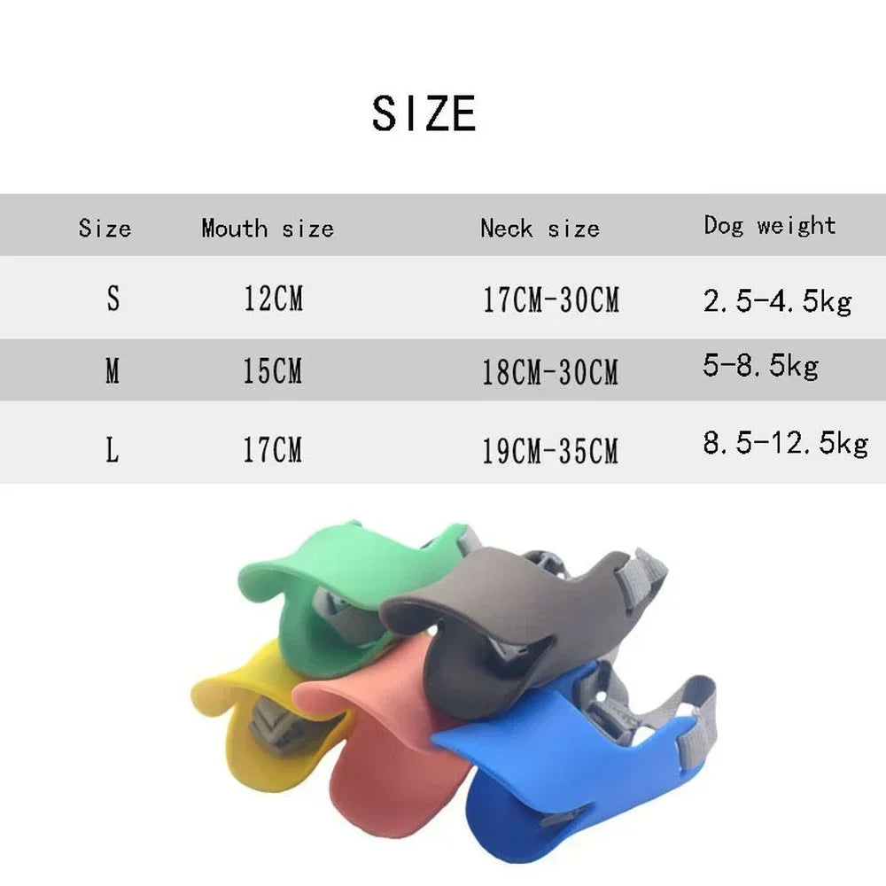 Dog Muzzle Silicone Duck Muzzle Mask for Pet