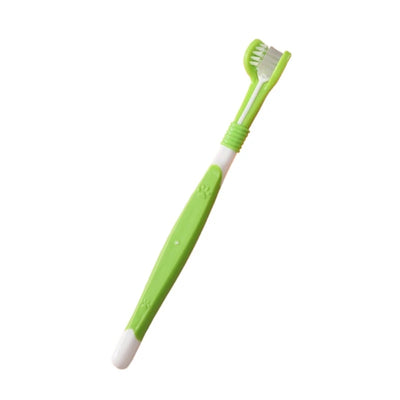 Sided Pet Toothbrush Dog Plastic Toothbrush