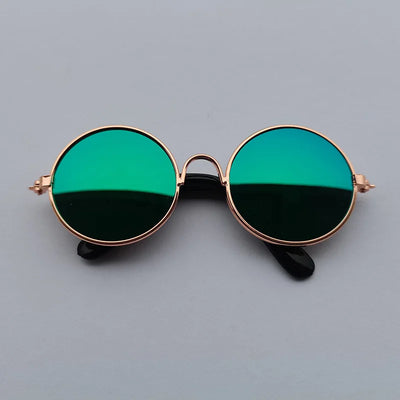 Lovely Vintage Round Cat Sunglasses wear