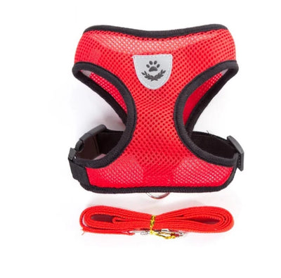 Cat Dog Harness with Lead Leash Adjustable