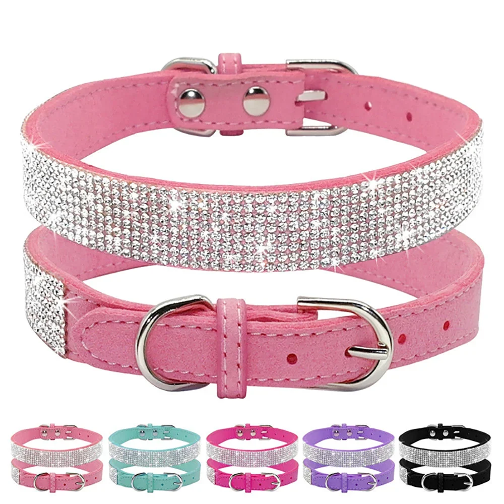 Dog Collar Crystal Glitter Rhinestone Pet