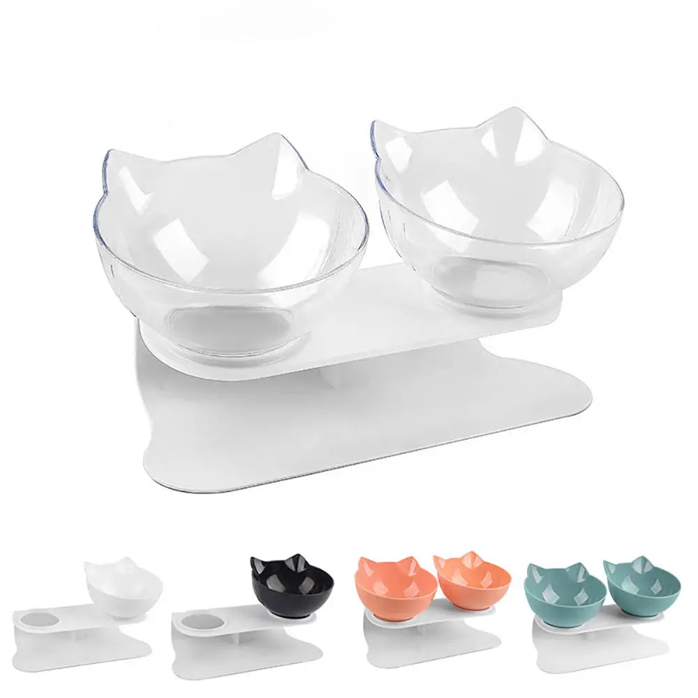 Non-Slip Cat Single Double Pet Bowls Stand