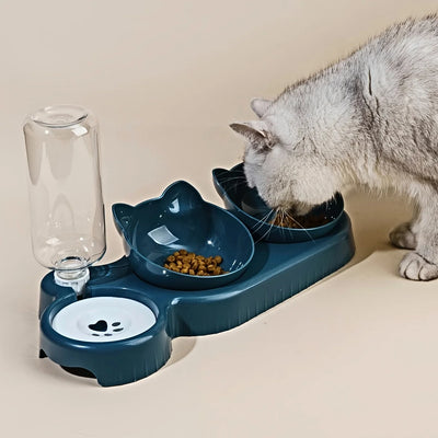 Pet Bowls With Water Feeder Ear Design