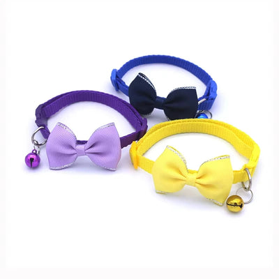 Pet Collars New Pet Bow Bell Collars Cute