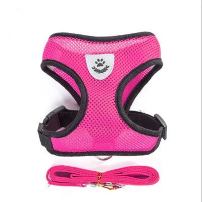 Cat Dog Harness with Lead Leash Adjustable