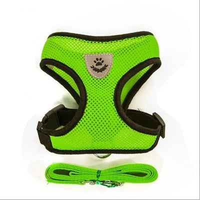Cat Dog Harness with Lead Leash Adjustable