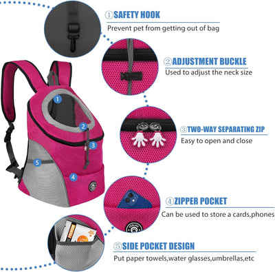 Dog Carrier Bag Pet Dog Transport Backpack