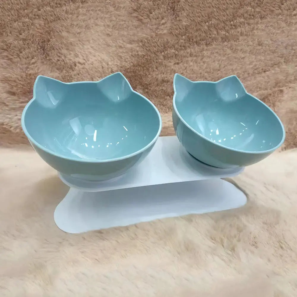 Non-Slip Cat Single Double Pet Bowls Stand
