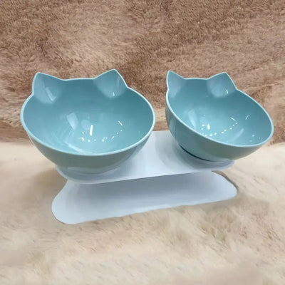 Non-Slip Cat Single Double Pet Bowls Stand