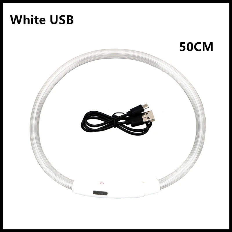 USB Rechargeable Luminous Collar Adjustable