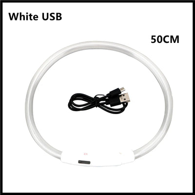 USB Rechargeable Luminous Collar Adjustable