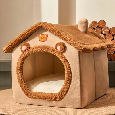 Foldable Pet House Removable Washable Cat