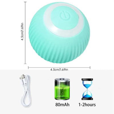 Pet Automatic Rolling Cat Toy Training Kitten