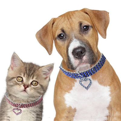 Bling Rhinestone Dog Collar Crystal Puppy