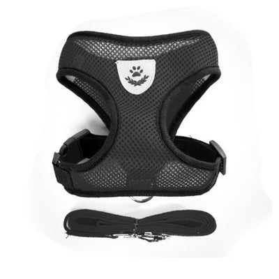 Cat Dog Harness with Lead Leash Adjustable