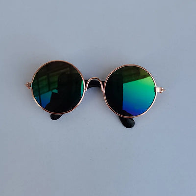 Lovely Vintage Round Cat Sunglasses wear