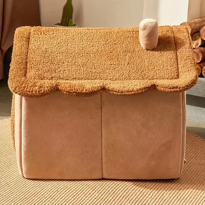 Foldable Pet House Removable Washable Cat