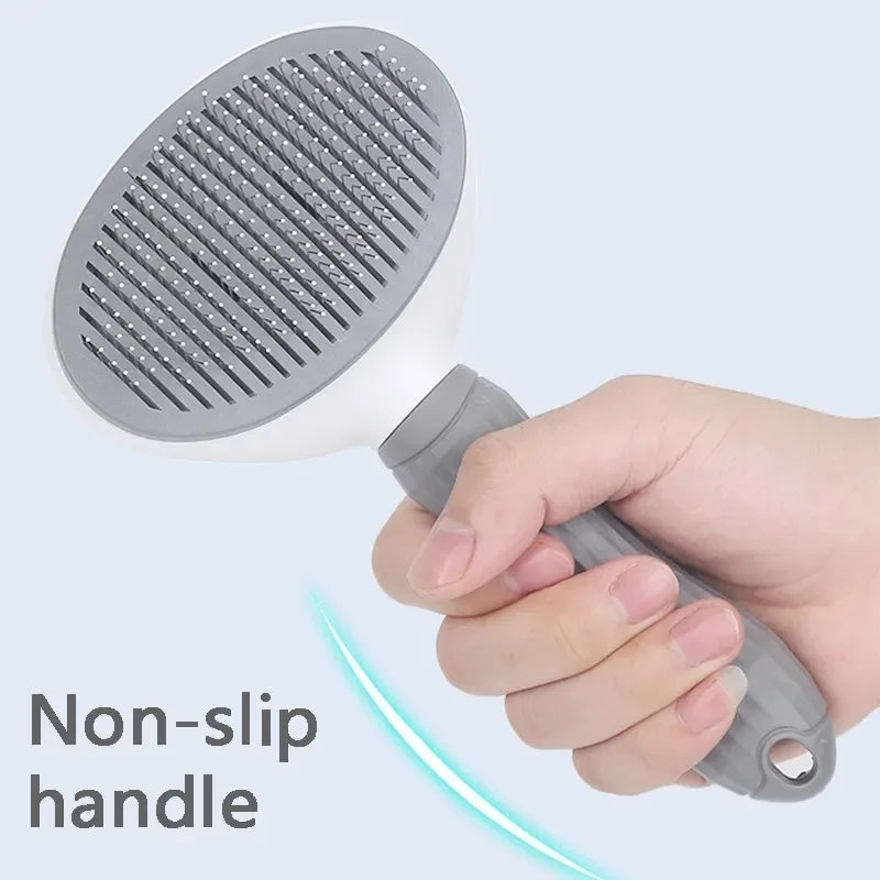 Self-cleaning Pet Hair Remove Comb Cat