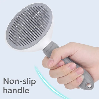 Self-cleaning Pet Hair Remove Comb Cat