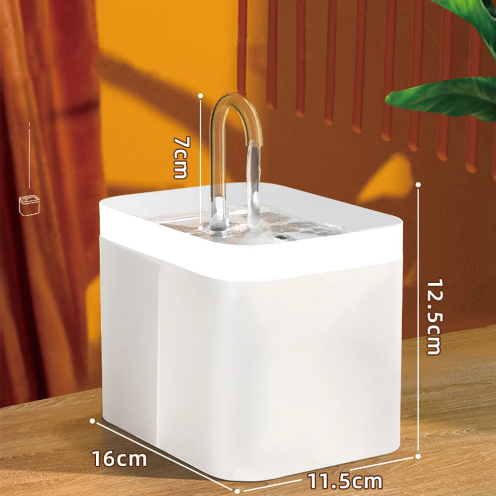 Ultra-Quiet Cat Water Fountain Filter Smart