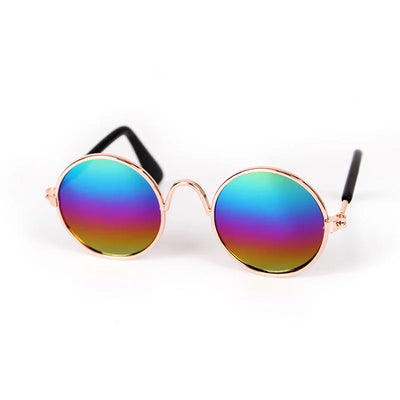 Lovely Vintage Round Cat Sunglasses wear