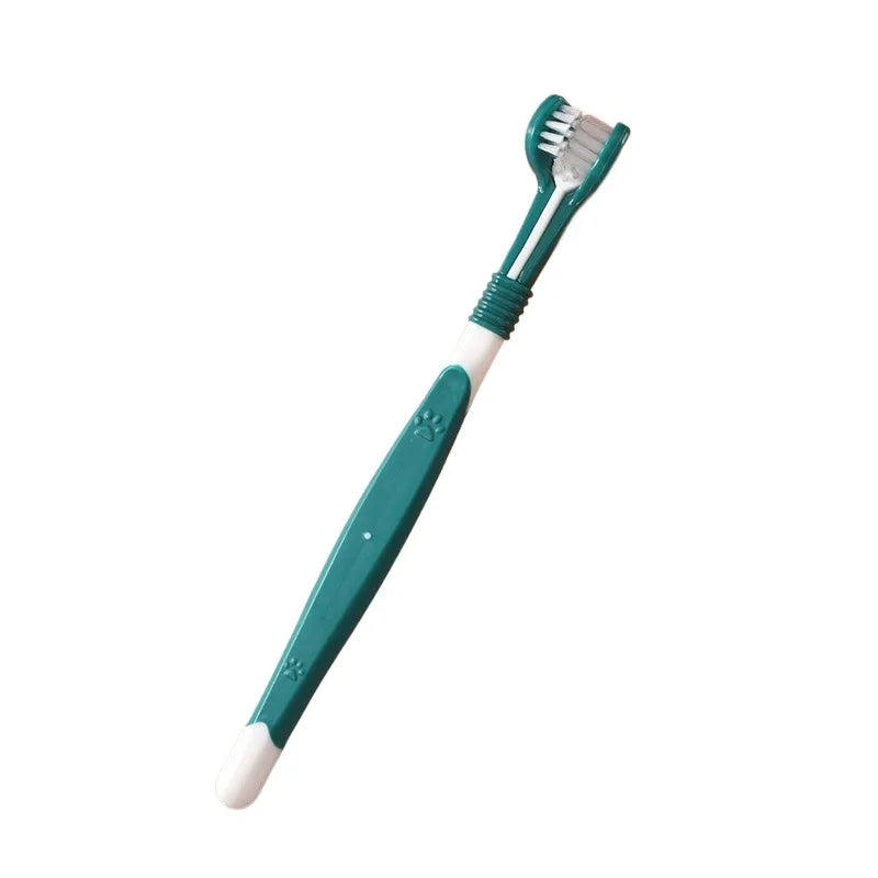 Sided Pet Toothbrush Dog Plastic Toothbrush