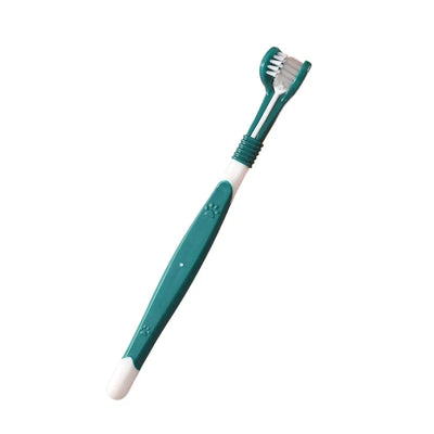 Sided Pet Toothbrush Dog Plastic Toothbrush