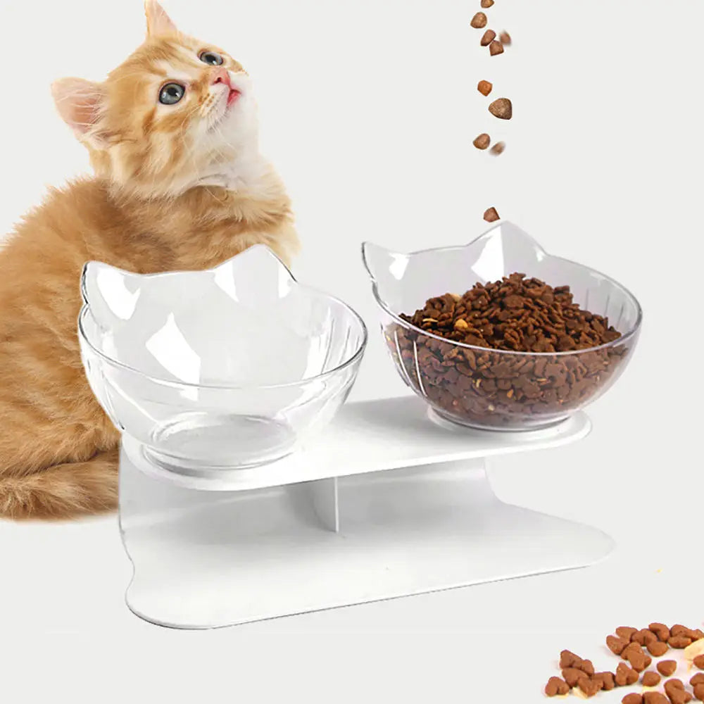 Non-Slip Cat Single Double Pet Bowls Stand