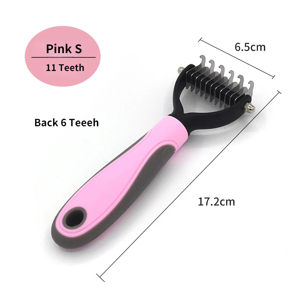 Professional Pet Deshedding Brush Dog Hair