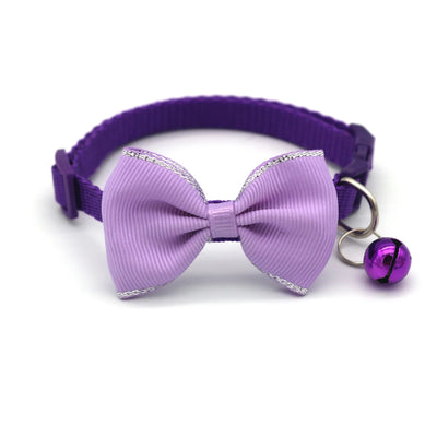 Pet Collars New Pet Bow Bell Collars Cute