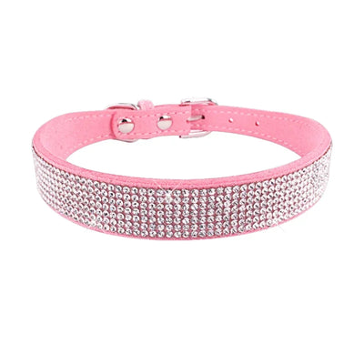 Dog Collar Crystal Glitter Rhinestone Pet