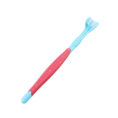 Sided Pet Toothbrush Dog Plastic Toothbrush