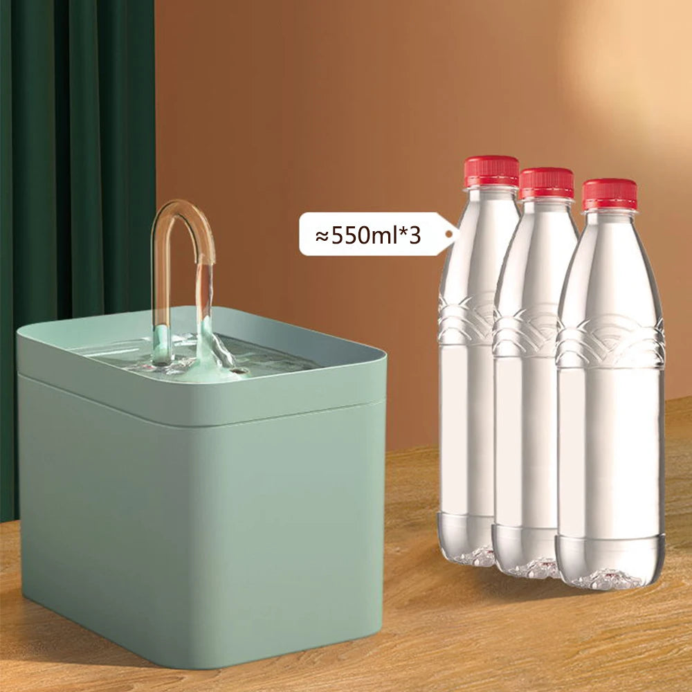 Ultra-Quiet Cat Water Fountain Filter Smart
