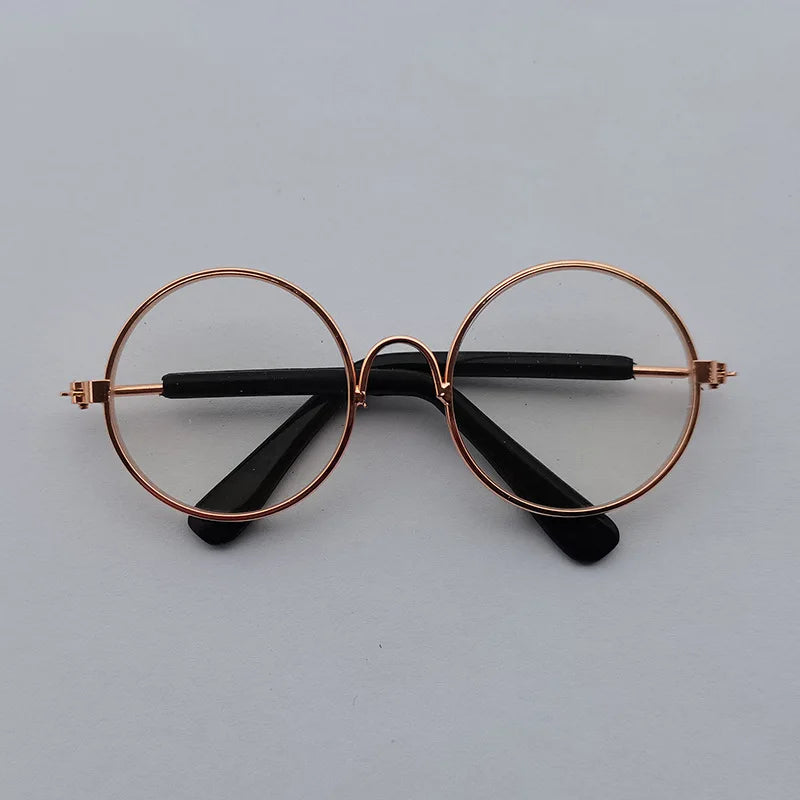 Lovely Vintage Round Cat Sunglasses wear