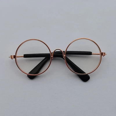 Lovely Vintage Round Cat Sunglasses wear